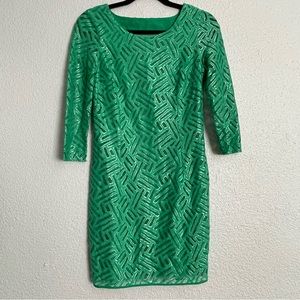 Camellia Dress in Fern Green